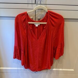 Velvet Red Women's Top